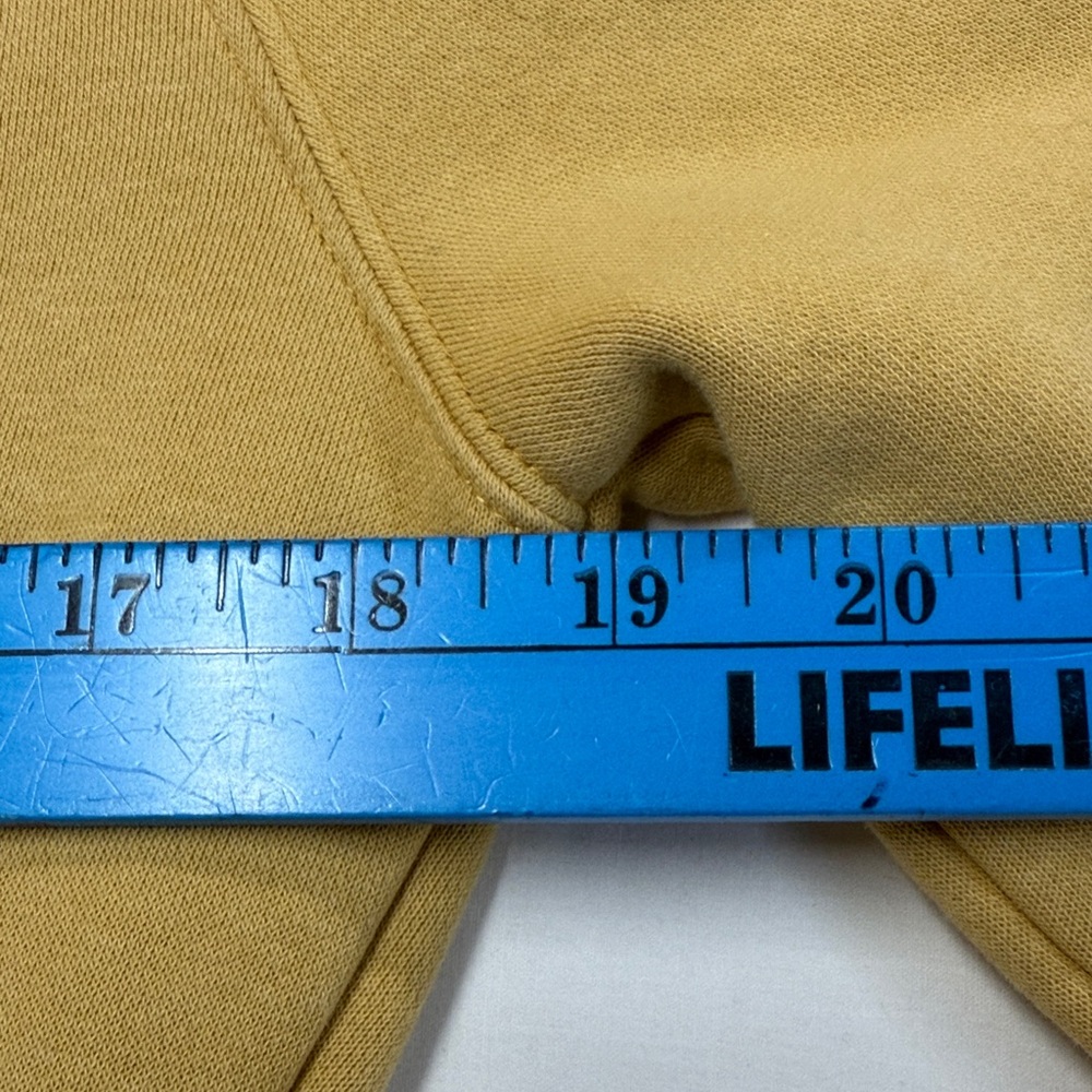 Alphalete Women’s Mustard Cropped Hoodie size S - Picture 2 of 6